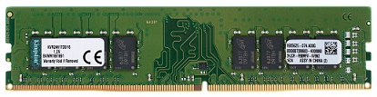 16GB DDR4 (PC4-21300) 2666MHz, CL19, Kingston
